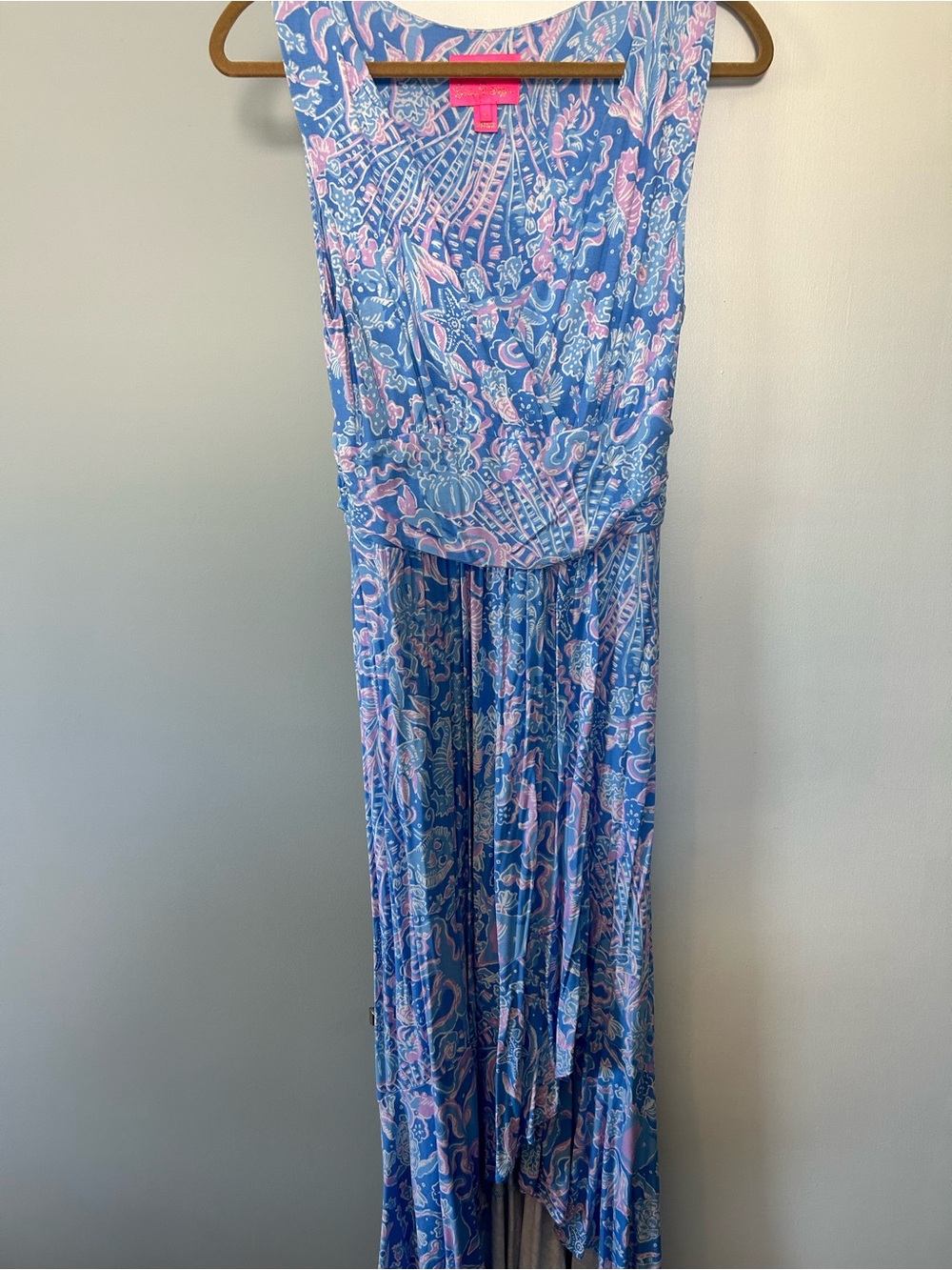 Lilly Pulitzer Moana Maxi Dress Boca Blue